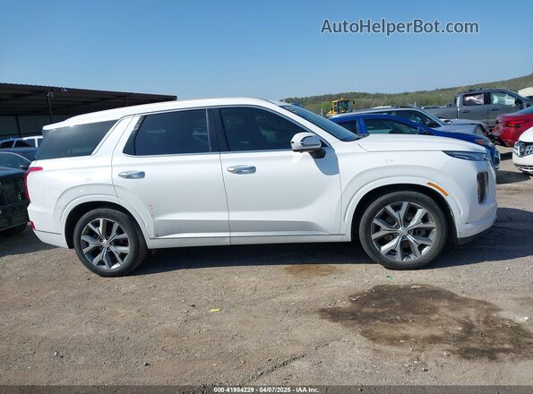 KM8R5DHE4MU284453 2021 HYUNDAI PALISADE White Rear interior view