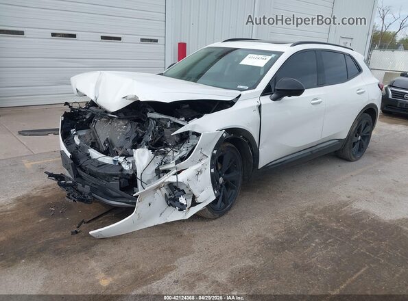 LRBFZPR42MD136867 2021 BUICK ENVISION Белый Передняя левая четверть