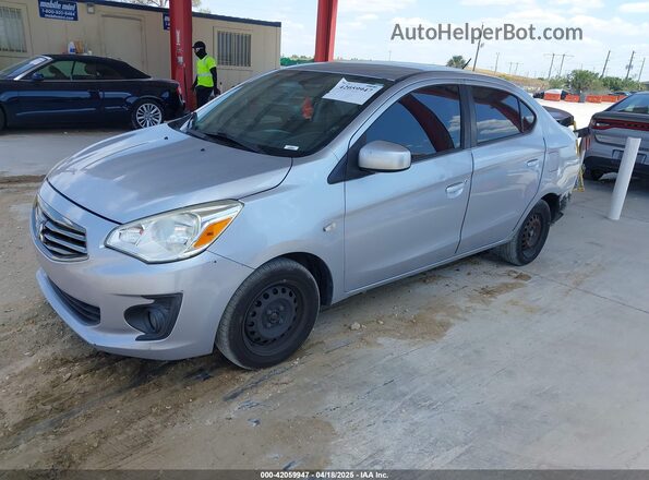 ML32F3FJ6HHF14477 2017 MITSUBISHI MIRAGE G4 Gray Առջևի ձախ երեք քառորդ տեսարան