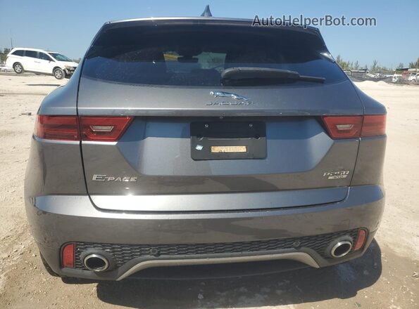 SADFJ2FX0K1Z40565 2019 JAGUAR E-PACE Silver Rear view