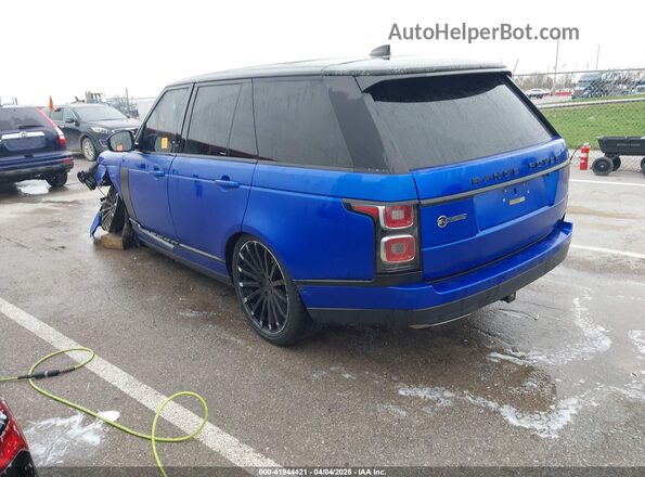 SALGS2RE1KA518062 2019 LAND ROVER RANGE ROVER Blue Tył lewy
