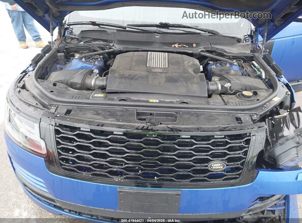 SALGS2RE1KA518062 2019 LAND ROVER RANGE ROVER Blue Widok z tyłu