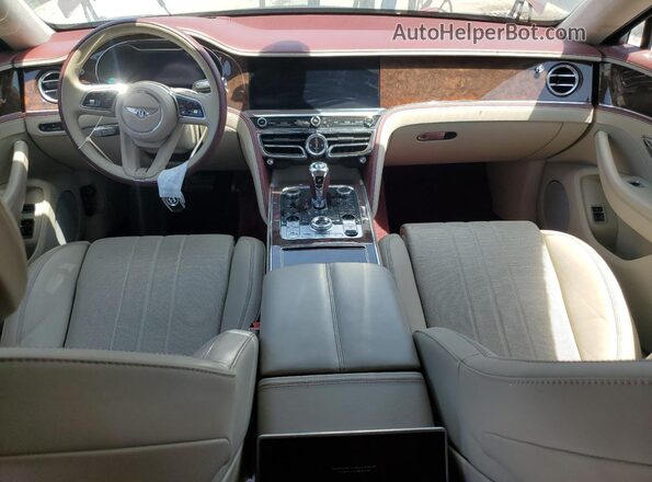 SCBBB6ZG9MC084879 2021 BENTLEY OTHER Maroon Вид щитка приладів