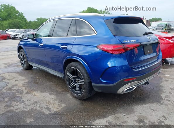 W1NKM4HB7PF049335 2023 MERCEDES-BENZ GLC 300 Синий Задняя левая четверть