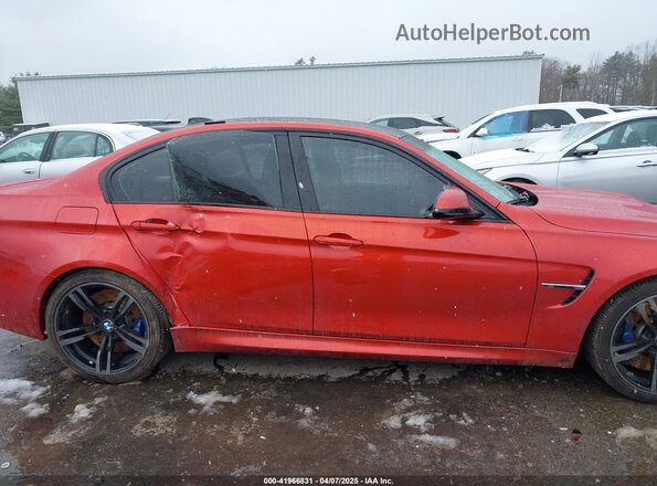 WBS8M9C56GP966950 2016 BMW M3 Оранжевый Вид задней части салона