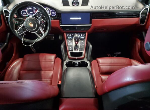 WP1AB2AY3MDA27205 2021 PORSCHE CAYENNE Черный Вид панели приборов
