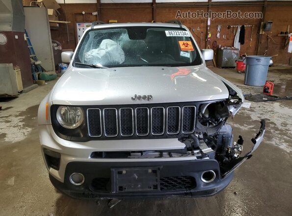 ZACNJABB9KPK60382 2019 JEEP RENEGADE Silver Front view