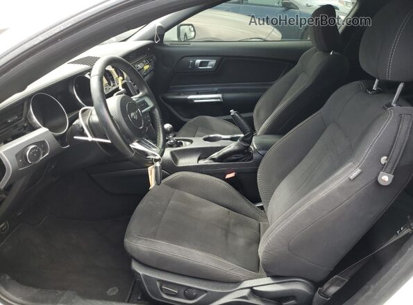 1FA6P8CF4L5127304 2020 FORD MUSTANG White Vista interior delantera