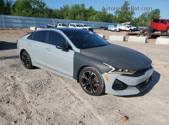 5XXG64J22PG211293 2023 KIA K5 Серый Передняя правая четверть
