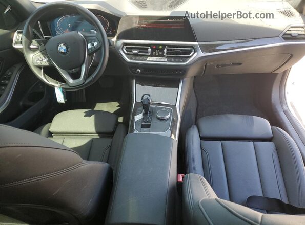 3MW5R7J04M8B98304 2021 BMW 3 SERIES White Առջևի վահանակի տեսք