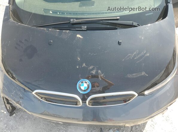 WBY8P8C02M7J23173 2021 BMW I3 Gray ძრავის განყოფილების ხედი
