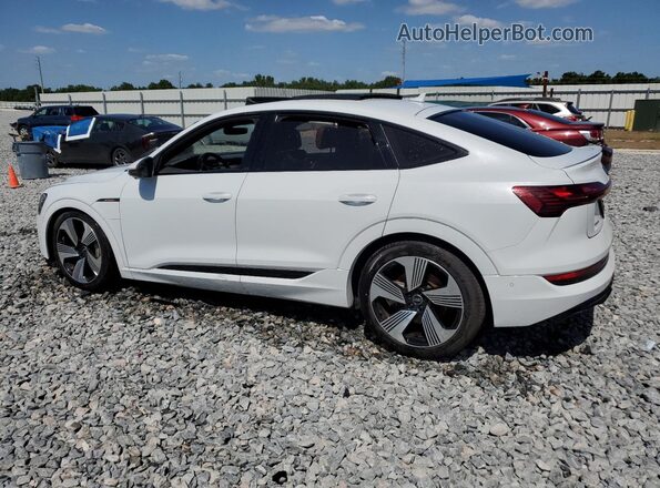 WA13ABGE0MB021894 2021 AUDI E-TRON White Trasero izquierdo