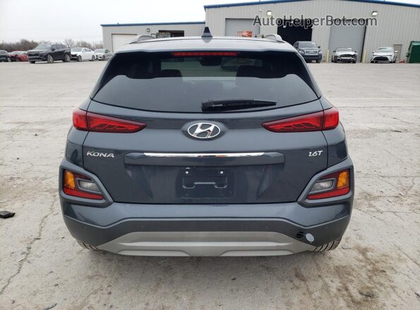 KM8K53A5XKU381496 2019 HYUNDAI KONA Gray 