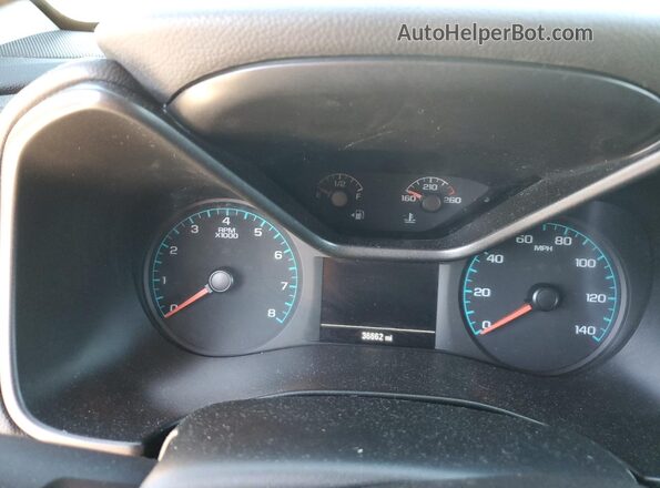 1GCHSCEA2M1235015 2021 CHEVROLET COLORADO Черный Вид щитка приборов