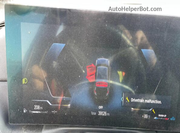 3MW69FF07P8D19144 2023 BMW 3 SERIES Черный Вид щитка приборов