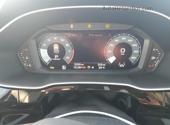 WA1DECF37R1168645 2024 AUDI Q3 White Vista del cuadro de instrumentos