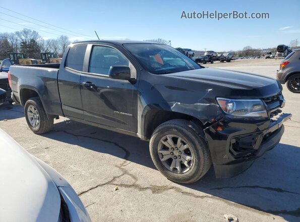 1GCHSCEA2M1235015 2021 CHEVROLET COLORADO Черный Передняя правая четверть