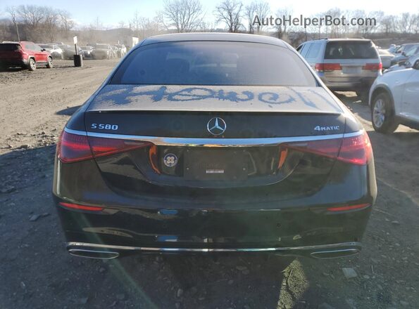 W1K6G7GB4NA156202 2022 MERCEDES-BENZ S Черный Вид сзади