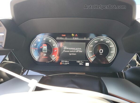 WAUJ3DGY9PA035720 2023 AUDI S3 Blue ხელსაწყოთა პანელის ხედი