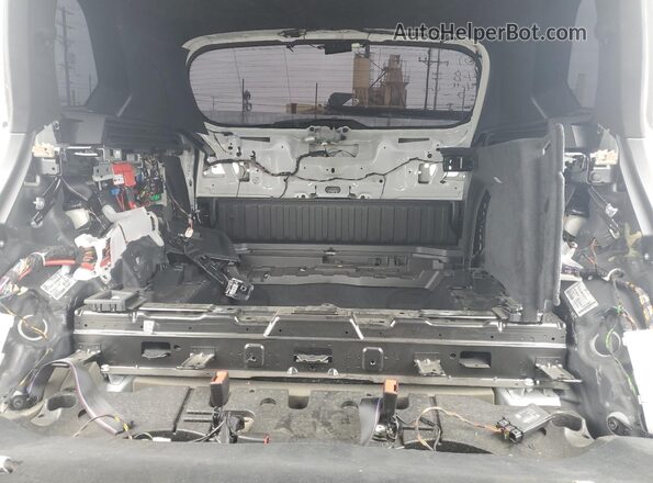 5YMJU0C04M9E89504 2021 BMW X5 White უკანა სავარძლების ხედი