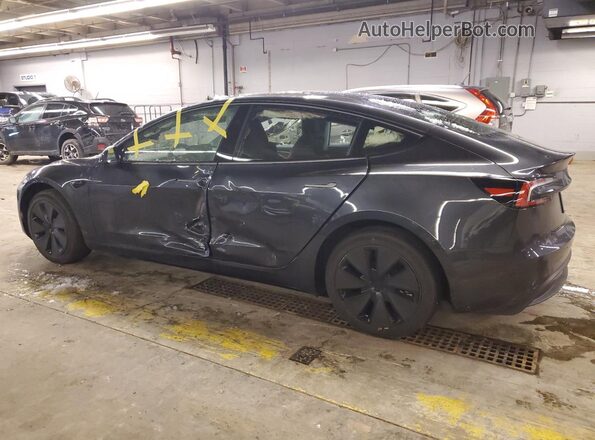5YJ3E1EA3RF870362 2024 TESLA MODEL Серый Задняя левая четверть
