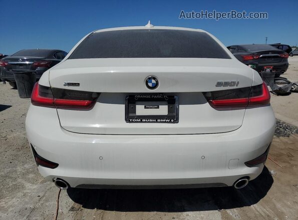 3MW5R7J04M8B98304 2021 BMW 3 SERIES White Հետևի տեսք