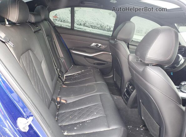 WBA5U9C07MFK40642 2021 BMW M3 Blue Հետևի նստատեղերի տեսք