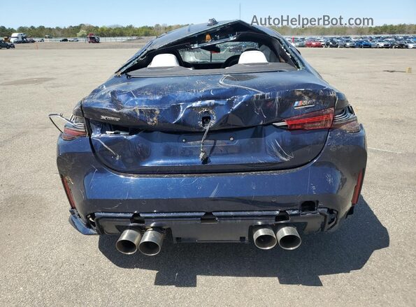 WBS33HK05SCS88866 2025 BMW M4 Blue Widok z tyłu