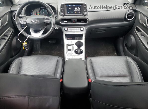 KM8K33AG3MU106868 2021 HYUNDAI KONA Black Widok deski rozdzielczej