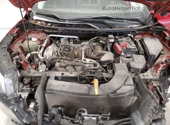 5N1AT3BB0MC724380 2021 NISSAN ROGUE Red Շարժիչի բաժամունքի տեսք