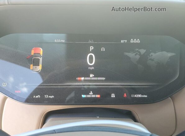 SALKP9E9XRA205969 2024 LAND ROVER RANGE White Instrument cluster view