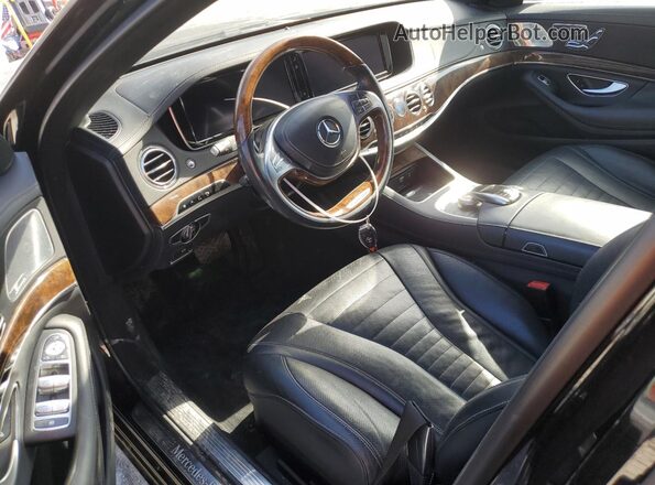 WDDUG8FB9GA254532 2016 MERCEDES-BENZ S Black წინა პანელის ხედი