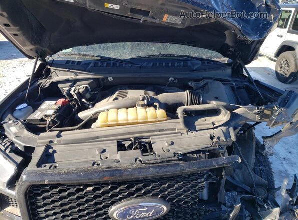 1FTEW1E47LFC12899 2020 FORD F150 Черный Вид задней части салона