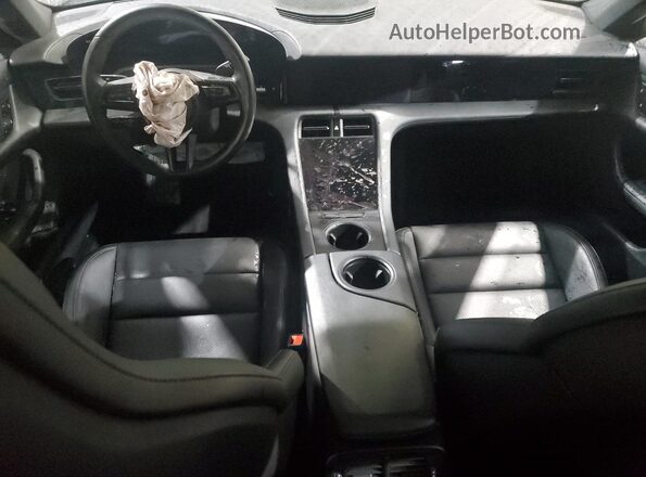 WP0AA2Y16MSA13729 2021 PORSCHE TAYCAN Gray Առջևի վահանակի տեսք