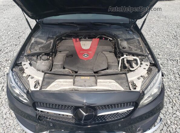 55SWF6EB8HU233366 2017 MERCEDES-BENZ C Black Widok wnętrza z tyłu