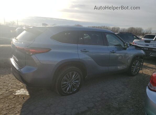 5TDFZRBH8MS098558 2021 TOYOTA HIGHLANDER Gray Հետևի աջ
