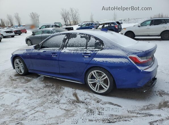 WBA5U9C07MFK40642 2021 BMW M3 Blue Հետևի ձախ
