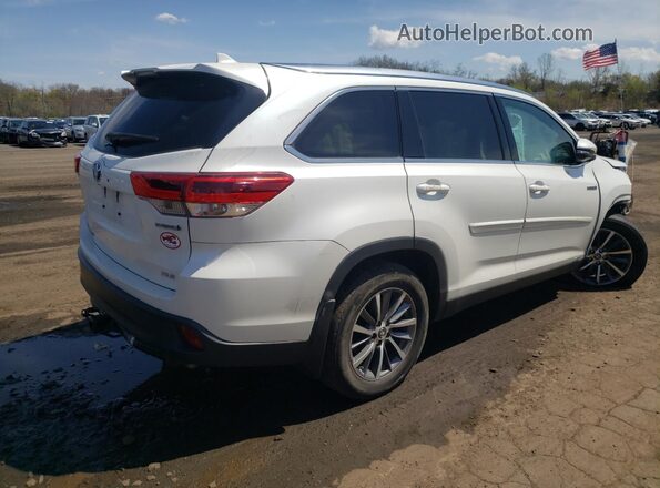 5TDJGRFHXKS063883 2019 TOYOTA HIGHLANDER HYBRID Белый 