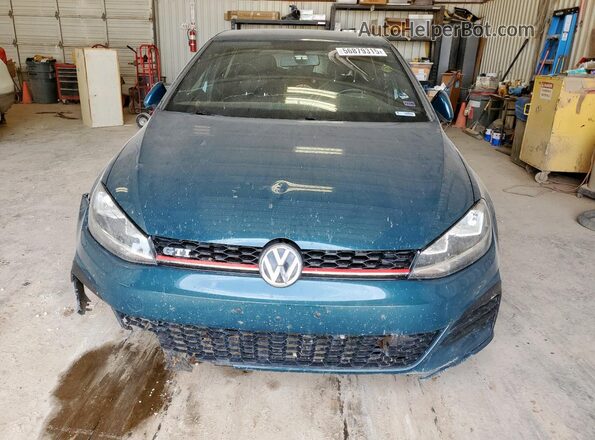 3VW447AU2JM261593 2018 VOLKSWAGEN GTI Green 