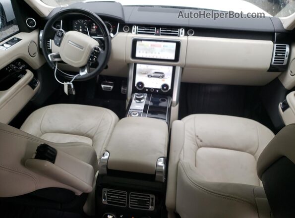 SALGS4RY1LA581203 2020 LAND ROVER RANGE White Առջևի վահանակի տեսք