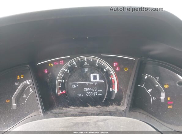 19XFC2F56HE040649 2017 HONDA CIVIC Black Հետևի նստատեղերի տեսք