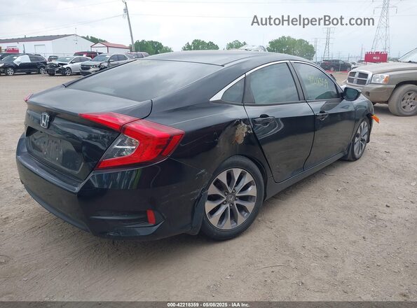 19XFC2F56HE040649 2017 HONDA CIVIC Black Հետևի աջ