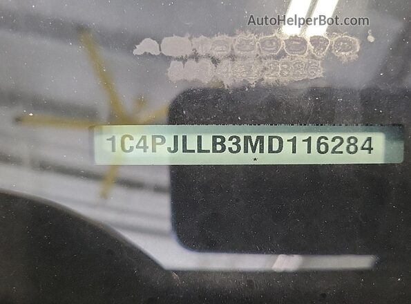 1C4PJLLB3MD116284 2021 JEEP CHEROKEE  Առջևի վահանակի տեսք