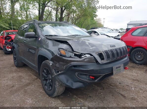 1C4PJMBX5KD140733 2019 JEEP CHEROKEE Gray Вид спереду