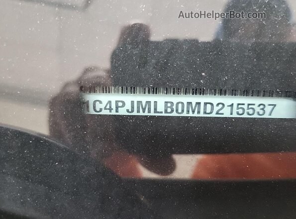 1C4PJMLB0MD215537 2021 JEEP CHEROKEE  Առջևի վահանակի տեսք