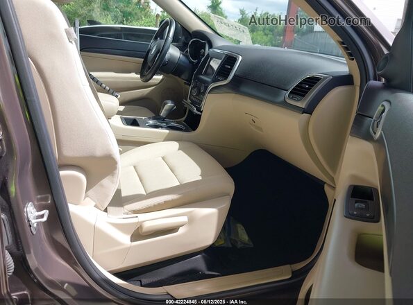 1C4RJEAG0LC245865 2020 JEEP GRAND CHEROKEE Brown Вид салону спереду