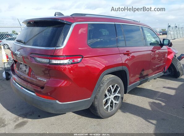 1C4RJKBG5P8798405 2023 JEEP GRAND CHEROKEE Maroon Trasero derecho