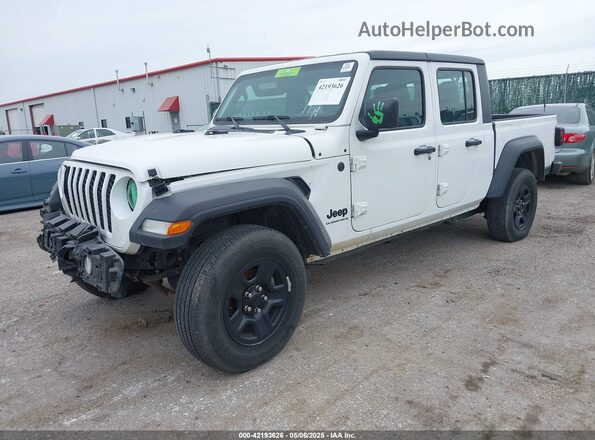 1C6HJTAGXPL565529 2023 JEEP GLADIATOR White Front left