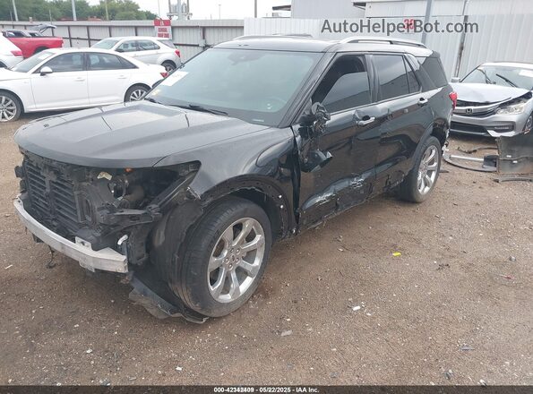 1FM5K8HC6LGC89843 2020 FORD FORD EXPLORER Black Front left
