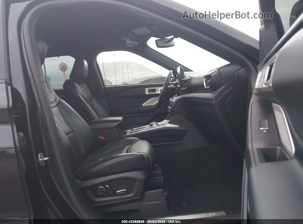 1FM5K8HC6LGC89843 2020 FORD FORD EXPLORER Black Front interior view